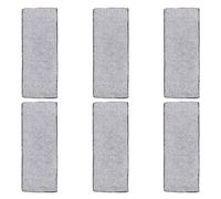 GLSTOY Recharge de Balai à Franges 6pcs en Fibre Réutilisable, Facile à Installer et Amovible, Lingettes pour Balai Serpillière pour Nettoyer Sols Secs et Humides