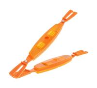 GLSTOY Réflecteur Vélo Améliore la Visibilité Facile à Installer Orange en Plastique 1 Pièce pour Rayons de Roues pour Cyclisme Nocturne