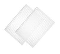 GLSTOY Règle de Dessin Pochoirs à Lignes Parallèles 2 Pièces Plastique Transparent 27 Grilles Espacement 1 CM pour Lettrage et Modèles de Peinture