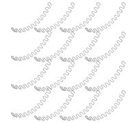GLSTOY Ressorts de Soutien pour Canapé et Lit, 18 Clips Métalliques Solide, Pièces de Rechange pour Meubles Affaissés, 50 CM, Installation Simple pour Mobilier de Jardin