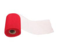 GLSTOY Rouleau de Décor de Fête en Tulle à Mailles Fines Rouge Léger et Respirant pour Décoration de Voiture de Mariage et Lieu de Cérémonie Romantique