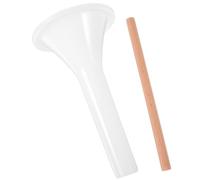 GLSTOY Set Entonnoirs à Saucisses Manuels avec Tube et Bâton Bois Poussoir Saucisse Ergonomique pour Cuisine Outil de Remplissage de Viande Pratique Réutilisable
