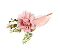 GLSTOY Stylo à Bille Long Bouquet de Fleurs Artificielles Rose, Stylo à Fleurs Simulées pour Fête des Mères, Présent Original et Décoratif, Écriture Fluide, Accessoire Bureau Élégant
