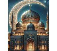 GLTEYACO 5D Diamant Peinture pour Adulte Château islamique DIY Art du Diamant Complet Kits Diamant Painting Kit, Débutants Maison Décoration 40x50 cm