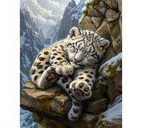 GLTEYACO 5D Diamant Peinture pour Adulte Tigre DIY Art du Diamant Complet Kits Diamant Painting Kit, Débutants Maison Décoration 40x50 cm