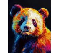 GLTEYACO 5D Diamond Painting Kit Complet Ours DIY Adultes Enfants Strass Des Broderie Diamant Mosaique Artisanat Décor À La Maison 40x50 cm