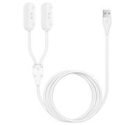 Gltire Câble de charge rapide magnétique 2 en 1 | Compatible avec traqueur GPS Tractive pour chiens | Cordon de charge USB durable pour appareils GPS intelligents (blanc)