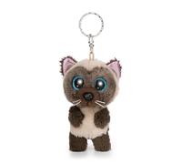Glubschis 63020 Porte-clés Chat Siamois Selma 9 cm, Beige, Compagnon en Peluche pour Sac à Dos ou Sac, Porte-clés pour Petits et Grands