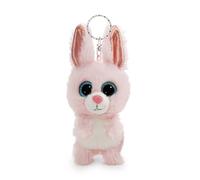 Glubschis 63021 Porte-clés Lapin Monni-Wonni 9 cm, Rose, Compagnon en Peluche pour Sac à Dos ou Sac, Porte-clés pour Petits et Grands