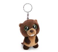 Glubschis 63041 Biber Bobston Porte-clés, 9 cm, Marron, Compagnon en Peluche pour Sac à Dos ou Sac, Porte-clés pour Petits et Grands