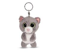 NICI Porte-clés GLUBSCHIS Chate Grise Felinja 9cm Green, 48692, 9 cm