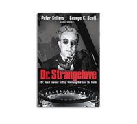 GLUC Poster classique de film et de télévision Dr. Strangelove - Décoration murale pour chambre d'adolescent - 50 x 75 cm - Sans cadre
