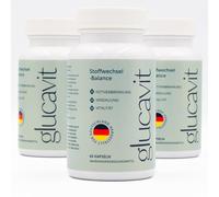 Glucavit Gélules - Complément Alimentaire avec 11 Nutriments Essentiels | Vitamines & Minéraux pour l’Énergie, la Vitalité et le Bien-Être | 60 Gélules (3)