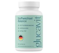 Glucavit Gélules - Complément Alimentaire avec 11 Nutriments Essentiels | Vitamines & Minéraux pour l’Énergie, la Vitalité et le Bien-Être | 60 Gélules (1)