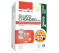 Diet Horizon Gluco Chondro 2700 – Format Eco 120 comprimés (2 mois de cure)