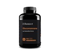 Glucomannane 4200 mg par Dose, avec Vitamine B3 et Chrome - Fibre de Racine de Konjac - Effet Satiétogène, Accompagne la Gestion du Poids - 180 Gélules Véganes - Zenement