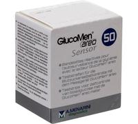 GlucoMen Areo Sensor Bandelettes Glycémie 50 Pièces (46191)