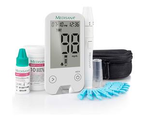 glucomètre medisana MediTouch 2 mmol/L pour diabétiques avec accessoires