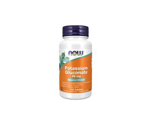 Gluconate de potassium 99 mg 100 comprimés Now Foods