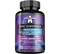 Gluconate de zinc 15 mg - 70 pastilles | 70 portions | Soutien immunitaire | Saveur myrtille - Apollo's Hegemony
