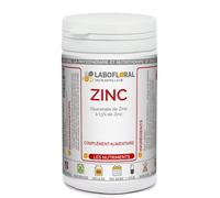 Gluconate de Zinc Labofloral 50 gélules dosées à 115mg - Complément alimentaire - Antioxydant - immunité - fertilité - os - peau - cheveux - - Fabriqué en france