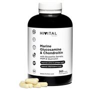 Glucosamine Avec Chondroïtine 365 Gélules. Avec Msm, Boswellia Serrata Et Quercétine. Anti-Inflammatoire Naturel Qui Réduit Les Douleurs Et Les Inflammations Articulaires Et Renforce Les Os Et Les