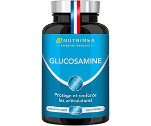 Glucosamine Chondroïtine - Complexe Articulations avec MSM & Manganèse - Contre Douleurs Articulaires, Arthrose, Tendinite - Reconstitution Cartilage - 90 Gélules Végétales - Fabriqué en France