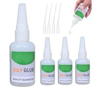 Glue de soudage, 20g 4 bouteilles forte colle étanche étanche à la corrosion multi-matériaux Réparation de soudage à haute résistance Adhésif sec huileux rapide pour le métal, le plastique