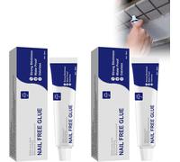 Glue Extra Forte 2pcs All-Purpose Glue Colle Universelle Nail-Free Glue Adhesive Sealant Colle Tout Usage Pour Résine Céramique Verre Métal