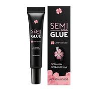 Glue for Acrylic Nails - Strong Waterproof Manicure Adhesive for Women | Instant Bond Cyanoacrylate with Precision Brush Applicator & Long-Wear Retention for Home and Travel