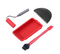 Glue Spreader Roller Tool - Woodworking Glue Applicator with Tray and Brush, Reusable gum Roller | Handheld Adhesive Spreader for Furniture Repair, Joinery, Carpentry, and Wood Project Finishing