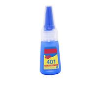 Glue Super Glue Liquid 401 Transparent polyvalent sécheur pour le collage des matériaux poreux.