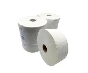 Glücksblatt Maxi rouleau de papier toilette 2 épaisseurs, 6 rouleaux de 400 mètres courants, en cellulose fraîche, absorbant, indéchirable, super doux