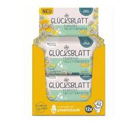 Glücksblatt Papier Toilette Humide Camomille - 12 Paquets de 42 Lingettes - Soin Naturel grâce à l'extrait de camomille - Nettoyage doux - Testé dermatologiquement