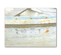 Glücksvilla - Beauté d'une épave de bateau (image sur toile de 2 cm, 40 x 30 cm) de l'Allemagne - Tableau mural décoratif transversal - France mer bateau bateau
