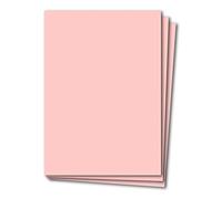 Glüxx Agent Lot de 200 feuilles de carton de couleur - Format A4 - Rose - 240 g/m² - Carton de bricolage épais - 21 x 29,7 cm - Carton à bricoler pour album photo, carte de menu imprimable - Pour être