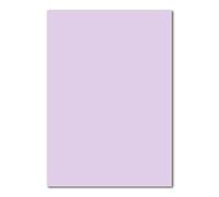 Glüxx Agent Lot de 50 feuilles de carton de construction - Format A4 - Lilas - 240 g/m² - 21 x 29,7 cm - Pour travaux manuels, album photo, menu - Imprimable - Bricolage créatif