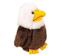 Glugahrif Animal en peluche aigle chauve aigle en peluche colorée 17 cm