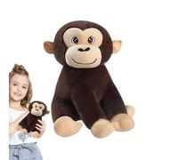 Glugahrif Animal en Peluche Singe - 20 Centimètres Mignon de Gorilles,Coussin Animal Mignon | pour Bébé, Garçons, Anniversaire, Halloween, Maison, Chambre, Canapé, Voiture