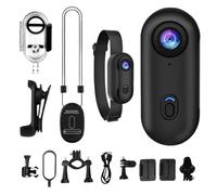 Glugahrif Caméra d'action pour pouce | Caméra d'action de poche, appareil pour vlogs, portable pour sports, gym, cyclisme, moto, aventures en plein air