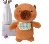 Glugahrif Capybara Peluche 20 cm, objet de collection avec fonction sonore et danse, pour salon, chambre à coucher, canapé