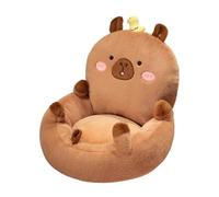 Glugahrif Coussin pour chaise avec motif Capibara - Coussin Capibara avec dossier, pouf amusant pour se reposer, pour femmes et filles, chaise de bureau à la maison et décoration de la chambre