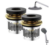 Glugahrif Ensemble de raccords pour tête de Douche, pommeau de Douche avec Valve de Fermeture pour Eau, Bidet, Aquarium et plomberie