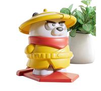 Glugahrif Horlogerie Animal Jouet Jouets de Liquidation pour | Modèle de Liquidation de Dessin animé Panda | Mécanisme Manuel Mécanisme éducatif pour l'école, la Chambre à Coucher, la Zone d