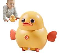 Glugahrif Jouet de Canard à Piles, Statue de Canard Qui s'éveille, 2 Modes d'éclairage, Design magnétique, Jouet électrique pour