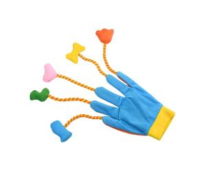 Glugahrif Jouet interactif pour chats | Gant interactif en peluche avec cloche intégrée | Gant de jeu pour chats - pour renforcer les liens, l'exercice et le brossage sur le canapé Ski