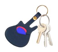 Glugahrif Kedchains de Porte-Guitare, boîtier de Porte-Guitare,Sac de boîtier de Porte-Guitare | Piste de Cuir d'organisateur de Plectrum Portable pour Musiciens, Joueurs de Musique
