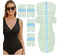 Glugahrif Lot de 4 patchs imperméables pour natation - Protections en silicone pour sports nautiques, bains en extérieur et eaux thermales, Polyuréthane, Consulte la descripción