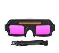 Glugahrif Lunettes de soudage obscurcissant automatique - Lunettes de sueur solaires antireflet - Trois modes d'éclairage - Lentilles confortables Arc Design Protection des yeux - Assombrissement