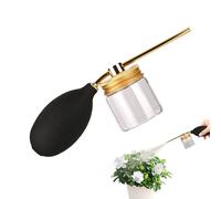 Glugahrif Poudreuse À Terre De Diatomées - Poudreuse de Jardin Manuelle Applicateur | Disperseur Ergonomique avec Réservoir Amovible pour Pelouse Abeille en Pot Jardinage Intérieur